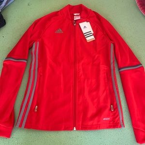 Brand new red adidas sweater